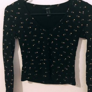 Forever 21, black long sleeve.